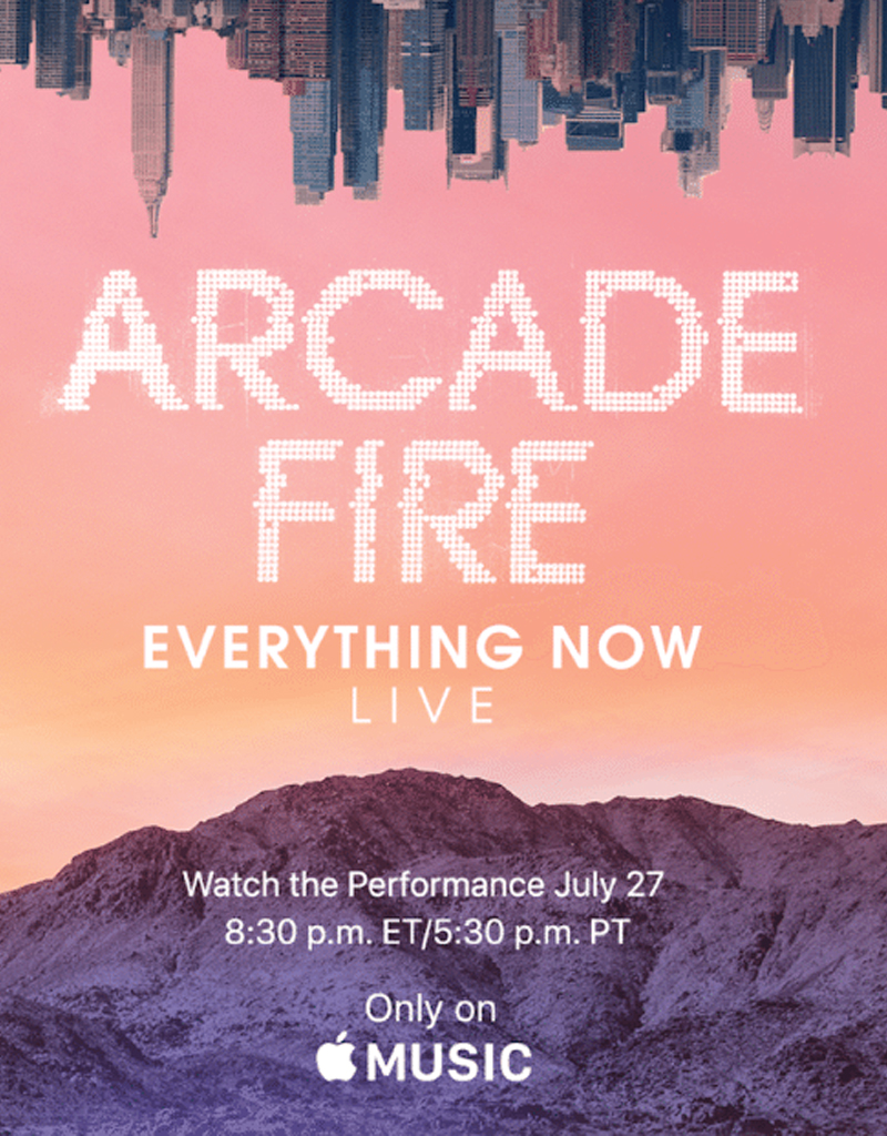 Arcade Fire - Everything Now - European festival Tour 2017