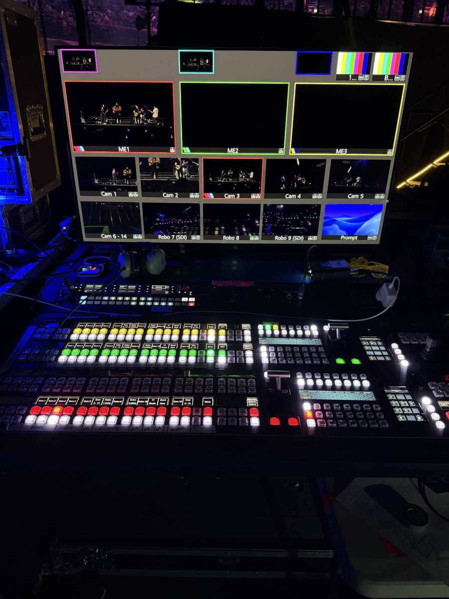 Technology used in modern live production